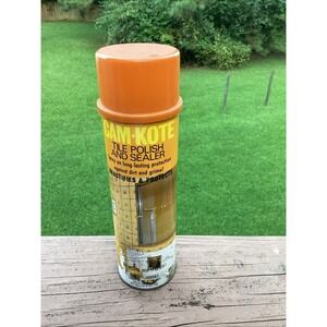 1x Vintage Cam-Kote Tile Polish Sealer Beautifies Protects 18 Oz NOS Movie Prop